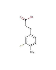 Astatech 3-(3-FLUORO-4-METHYLPHENYL)PROPIONIC ACID; 1G; Purity 95%; MDL-MFCD09025364